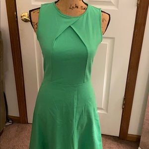 Green tank top dress